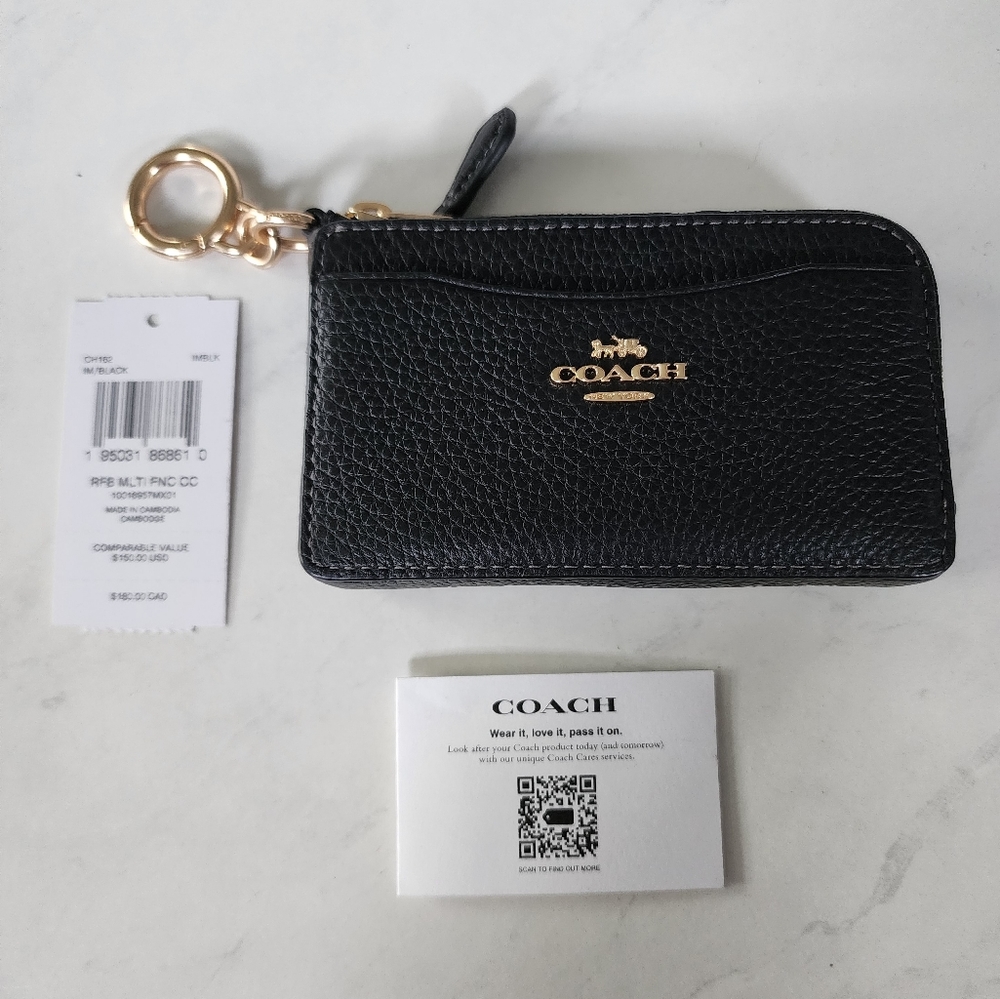 Coach multifunction card case